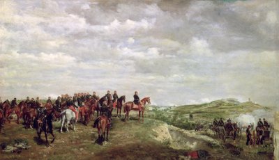 Napoleon III (1808-73) at the Battle of Solferino in 1859, 1863 by Jean Louis Ernest Meissonier